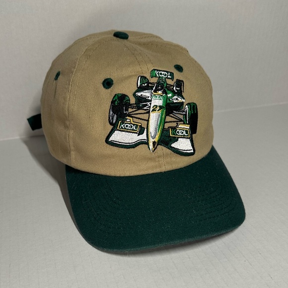 Kool Cigarette Racing Indy Cap Hat - Vintage 90s 27 Franchittie Embroidered - Picture 2 of 8